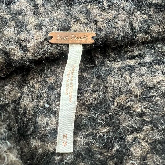 FREE PEOPLE She’s All That Alpaca Drop Should Mock Turtleneck‎ Sweater Size M - Picture 10 of 10
